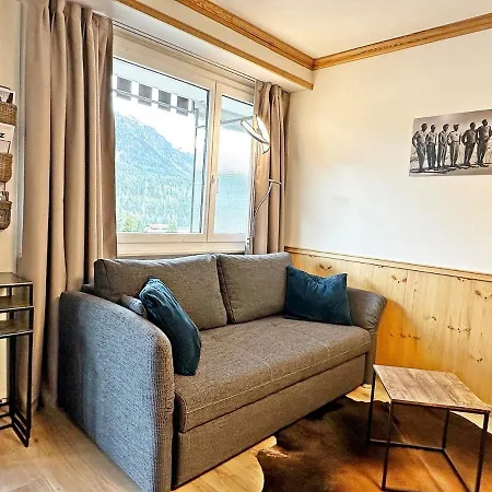 42m2 Alpenschick Mit Balkon, Ausblick, Pool - E405 Appartement Saint-Moritz