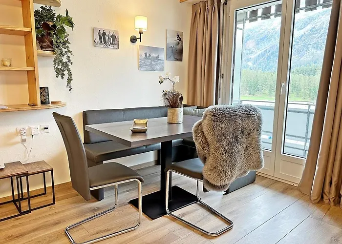 42m2 Alpenschick Mit Balkon, Ausblick, Pool - E405 Apartamento São Moritz