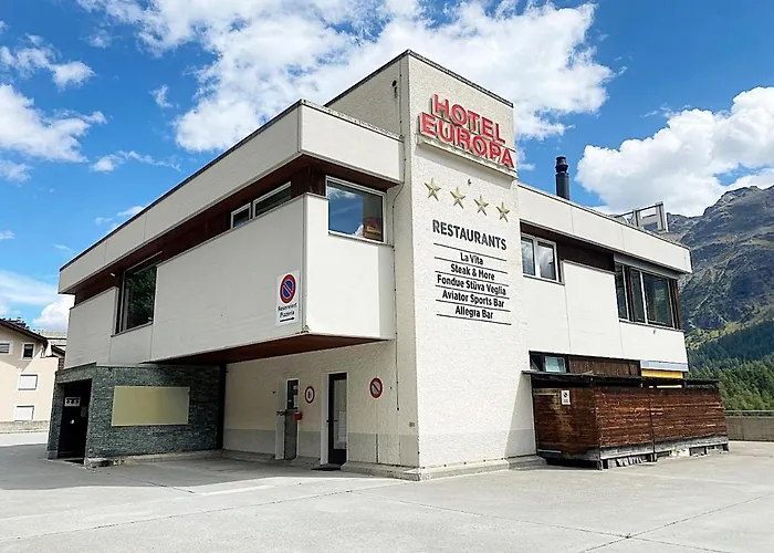 42m2 Alpenschick Mit Balkon, Ausblick, Pool - E405 São Moritz